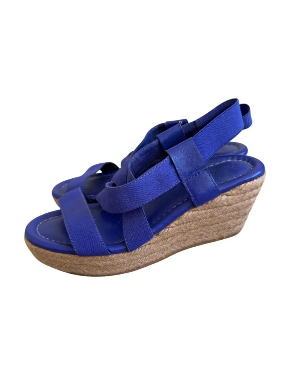 BODEN Purple Wedge Sandals Size 38 / US 8